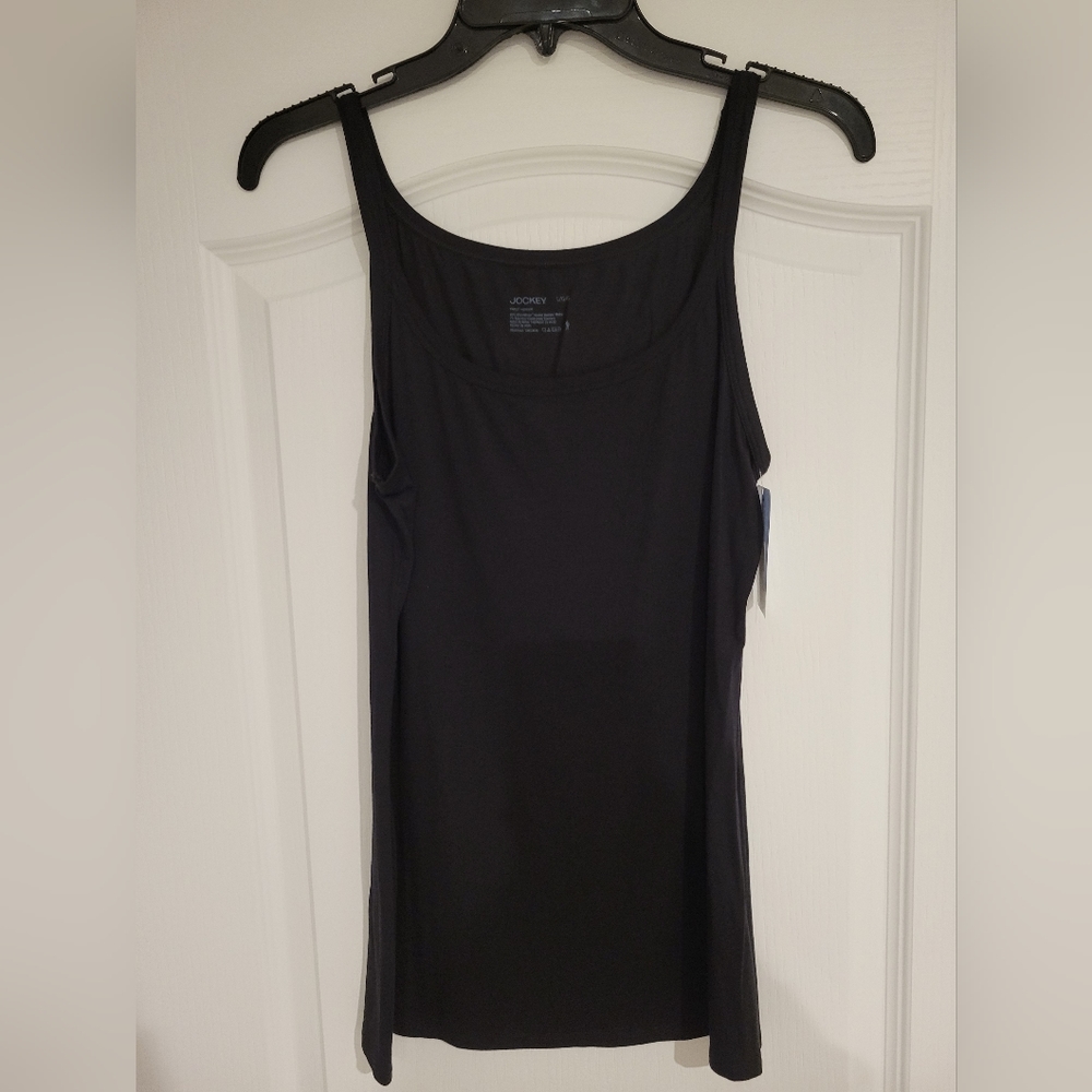 Jockey Classics Camisole, Black, Size Large.